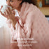 3D Cozy 60"80" Bedsure Fleece Bubble Blanket for Couch - GentleSoft Pink Twin Mothers Gifts Day Blanket for Sofa Bed
