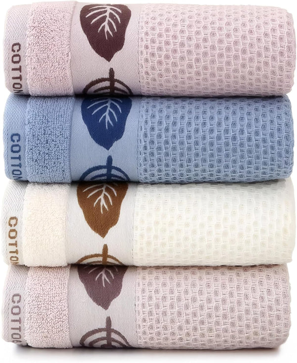4 Pack Hand Towels, Bath Towels, Kitchen Towels and Dishcloths Sets, 30