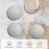 ZUIDSYI Set 4, 4 Inches Golf Ball Golfing Sport Coasters for Drinks of Absorbent Ceramic Drink Coasters for Coffee