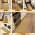 Sweet Home Stores Washable Non-Slip Rubberback Runner Rug - Solid Design for Kitchen, Hallways, Bathroom, Entrance,
