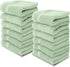 White Classic Luxury Cotton Washcloths 13x13 Inch - 650 GSM Turkish Cotton