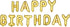 True Fabrication 6237 Gold Happy Birthday Mylar Balloon, Multi Color