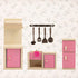 AUEAR 5 Pack Mini Home Kitchen Accessories Kit, 1:12 Spoon Shovel Cookware Tools for Kitchen Decoration
