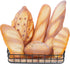 6pcs Set Woration Fake Bread Decoration Realistic Loaves Artificial French Loaf Dessert Faux Food for Home Kitchen