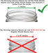 Mason Jar Lids Wide Mouth Plastic 4 Pack - USA Made Flip Cap Screw Top Pour Spout Drink Hole - Black