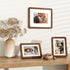 Dreamland 8x10 5x7, 8 10 Picture Frame with Mat for USA-Sourced Natural Walnut Wood Photo Frames with Resistant