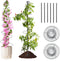 VRIEZOP 2 Pack Spiral Metal Garden Trellis for Climbing Plants Outdoor Indoor -