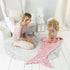 Mermaid Tail Blanket for Girls, Glow in The Dark Sleeping Bag, Plush Cozy Soft Fleece Throw for Age 2-12, Valentine's
