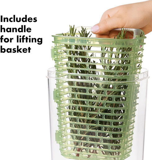 2.8 OXO Good Grips Greensaver Herb Keeper - Qt