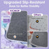 KICMOR 5x7 Purple Rainbow Checkered Area Rugs for Living Room, Colorful Fluffy Soft Fuzzy Shag Shaggy Bedroom Carpet