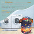 Colorful Flowers At Night Laundry Basket, Waterproof Oxford Cloth Tote Bag, 18.9" x 16.5" for Bathroom/Laundry Storage