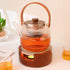 3 Teapot and Food Warmer, Portable Food Warmer for Camping and Traveling, Upgrade to Candles to Increase The Heat
