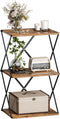 3-Tier End Table Small Side Table Tall Bedside Night Stand with Storage