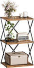 3-Tier End Table Small Side Table Tall Bedside Night Stand with Storage
