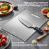 2 Pack 100% Vegetables(13 9) Titanium Cutting Board - Pure Titanium Cutting Boards For Kitchen,Easy to clean