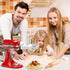 Kitchenaid Stand Mixer Pasta Attachment with 6 Different Shapes, Durable Mixer Accessories