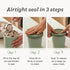 StarPack (2-Pack, 1 'Freeze The Day' Homemade Ice Cream Containers Quart) - Airtight Silicone Lids, BPA-Free Reusable