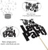 Let's Party Drums Cake Topper for Rock and Roll 80's Themed Birthday Music Party Decorations