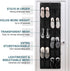 HARBULE 24 Closets, Large Pockets Upgraded Over the Door Shoe Organizer, Enhanced Hanging Solution Holder Shoe Cabinets