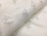 Dainty Home Linen Waterproof Shower Curtain, 70"x72", Machine Washable 3D Floral Puff Cotton Bathroom Curtain