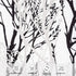 DriftAway Tree Branch Abstract Ink Printing Lined Thermal Insulated Window Curtain Valance 52 Inch by 14 Inch