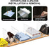Closet 4 Pack 10/11.8" 11.8/10" Acrylic Shelf Dividers for Organization - Clear Removable Tall X Deep Sturdy Separators