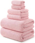REDKISS 6 Piece Towel Set - Oversized Bath Sheets (70 x35 in),