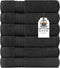 HERCULEAN Large Bath Towels 24 x 50 Pack of 6 | Quick Dry