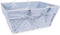 DII Farmhouse Chicken Wire Egg Basket with Liner, Denim, 16x12x7.88"