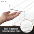 BINO Plastic Storage Bins, Medium - Shallow | THE HANDLER COLLECTION | Multipurpose Organizer for Kitchen Pantry, Clear