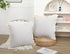 Set 2 26 26,Euro NUYECY of Light Grey Boho Throw Pillow Covers x Sham Pillow Covers,Decorative Large Pillow Cover