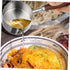Kichvoe 125ML Stainless Steel Saucepan, Double Spout Oil Pan for Milk Warming and Frothing
