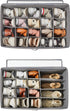 Berdeng Closet, 20 Shoe Storage Organizer for Shoe Box Organizer, Space Saving Foldable Shoe Rack, Shoe Storage Cabinet