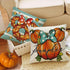 Hello Fall Mouse Pumpkin Decorative Throw Pillow Covers - 20 x 20 Set of 4 for Autumn Home Decor