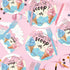 96PCS Set 24 Whats The Scoop Plates and Napkins Party Supplies Whats The Scoop Gender Reveal Decorations Ice Cream
