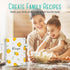 OUTSHINE 6 x 9 Lemons Hardcover Recipe Binder: Blank Recipe Binder to Write Your Own Recipes