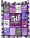 50th Birthday Gifts for Her, Women, 50th Birthday Decorations for Women, Happy