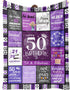 50th Birthday Gifts for Her, Women, 50th Birthday Decorations for Women, Happy
