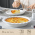 MALACASA 9 Inch Ceramic Pie Pan for Baking, 40 OZ Round Pie Dish, Non Stick Deep Dish for Quiche, Apple Pies