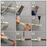 25 Pack Solderless LED Tape Light Connector, 2 Pin Terminal Block for 5V 12V 24V Single Color LED Strip Lights