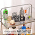 Set 17-Piece Set Bartender Kit Cocktail Shaker with Stand Bar Tool Bar for Drink Mixing Home Bartending Kit Bar Cart