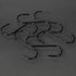 30 Pack Black S Hooks for Hanging, 3.5 Inch Heavy Duty Durable Metal Hooks for Hanging Jeans, Kitchen Utensils, Plants,