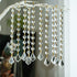 10pcs Crystal Garland Strands Hanging Glass Chandelier Beads Chains Crystal Chandelier Replacements Wedding Decoration