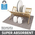 Drymate XL Dish Drying Mat, Oversized (19”x24”), Waterproof & Slip-Resistant for Kitchen Counter
