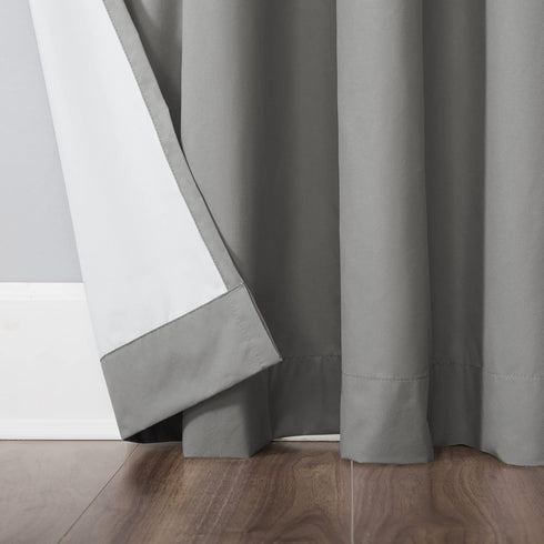 Sun Zero Cyrus Thermal Total Blackout Back Tab Curtain Panel