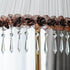 25pcs 55mm H&D HYALINE & DORA Crystal Replacement Clear Chandelier Icicle Prisms with Octagon Crystal Bead for Lamp