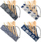 Boao 4 Sets Bamboo Utensils, Reusable Wooden Cutlery Set with Portable Case for Travel, Hiking, and Camping