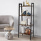 ZENY 4-Tier Bookshelf, Ladder Bookcase, Multifunctional Ladder-Shaped Plant Flower Stand Rack Bookrack