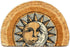 Semi Circle Bathroom Floor Rug, Half Round Door Mat, Non-Slip Welcome Entrance Way Rug, Absorbent Microfiber Tufted Rug