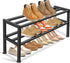 KEETDY Heavy Duty Shoe Rack for Closet Entryway, Stackable Shoe Organizer for